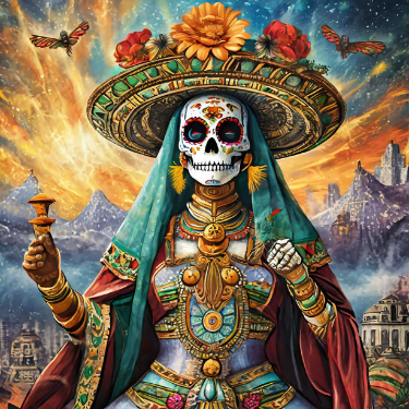Santa Muerte protegiendo a sus devotos en leyendas populares