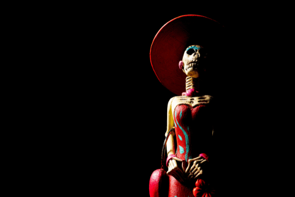 santa muerte statues
