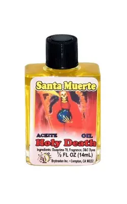 Aceite Espiritual Santa Muerte Amarillo ACEITE ESPIRITUAL -12 FL OZ 14.7ML