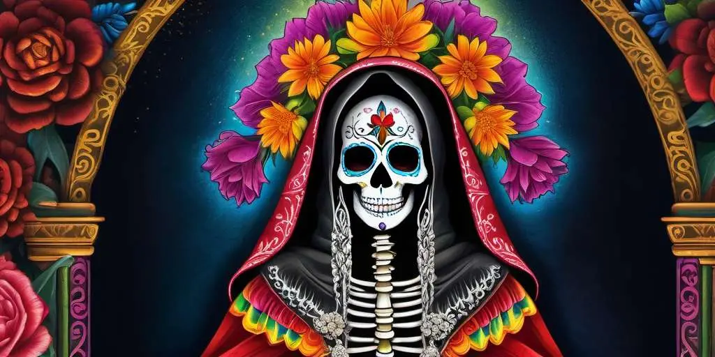 dibujos de la santa muerte