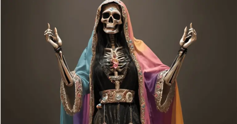 el significado de los colores de la santa muerte