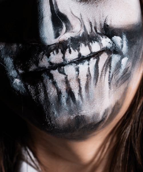 maquillaje de la santa muerte