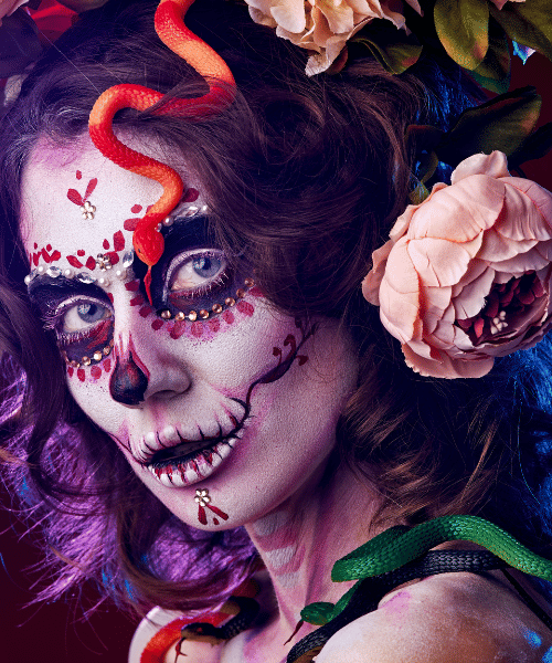 santa muerte painting