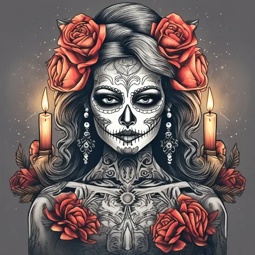 imagenes de la santa muerte