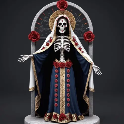 imagenes de la santa muerte