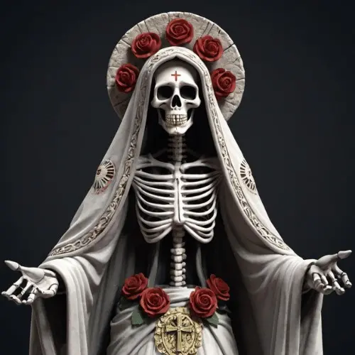 imagenes de la santa muerte