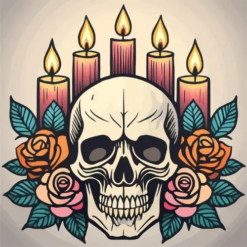 imagenes de la santa muerte