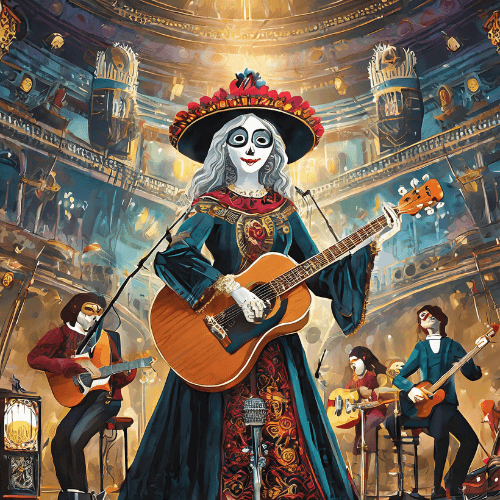la musica en la santa muerte