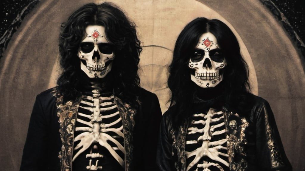 led zeppelin y la santa muerte