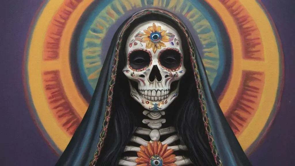 Descifrando el Significado de los Colores en la Santa Muerte: Una Guía Completa 2 significado de los colores de la santa muerte